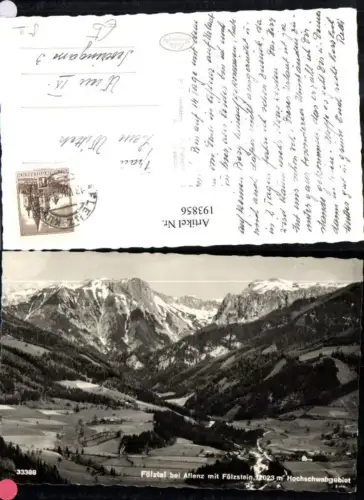 193856,Fölztal b. Aflenz im Fölzstein Hochschwabgebiet