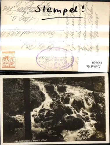 193860,Bärenschütz Klamm b. Kirchdorf Pernegg a. d. Mur Kaskadenfälle Wasserfall