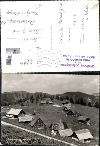 197871,Foto Ak Schiesslingalm Aflenz Gasthaus Peter Rosskogler
