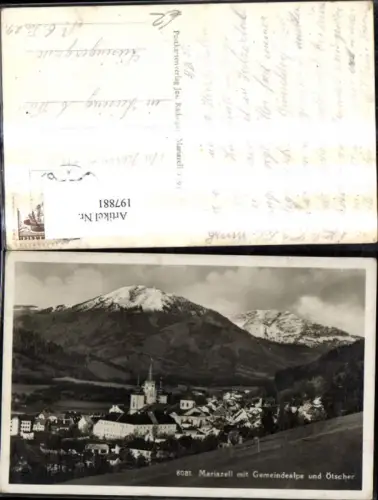 197881,Mariazell m. Gemeindealpe u. Ötscher