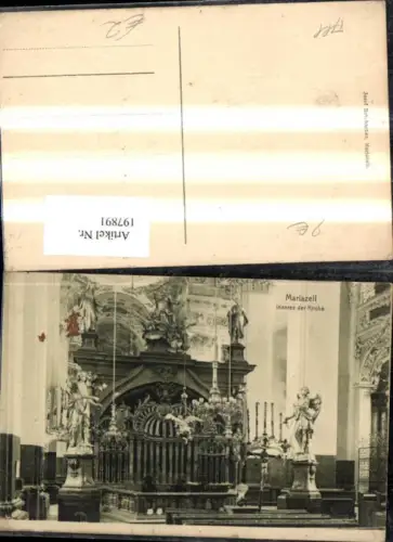 197891,Mariazell Inneres d. Kirche Altar