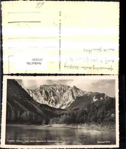 197899,Tragöss Grüner See m. Messnerin