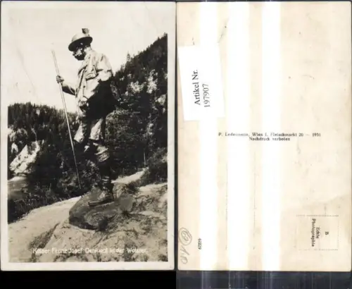 197907,Kaiser Franz Josef Denkmal i. d. Walster Mariazell