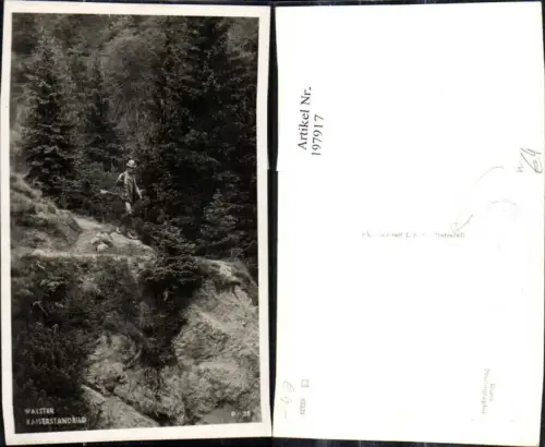 197917,Foto Ak Walster Kaiserstandbild Denkmal Statue b. Mariazell