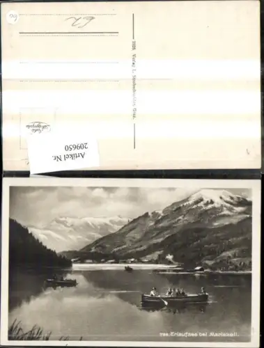 209650,Erlaufsee See b. Mariazell Boot Ruderboot
