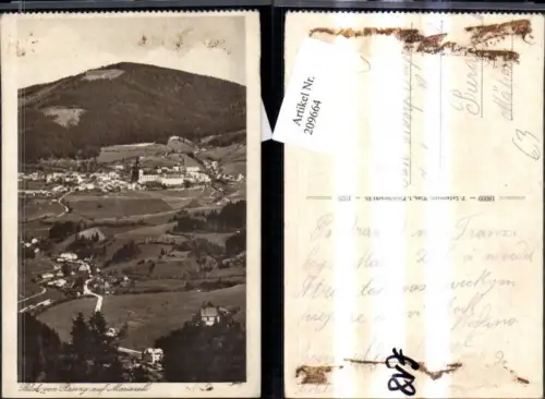 209664,Blick v. Rasing auf Mariazell Totale
