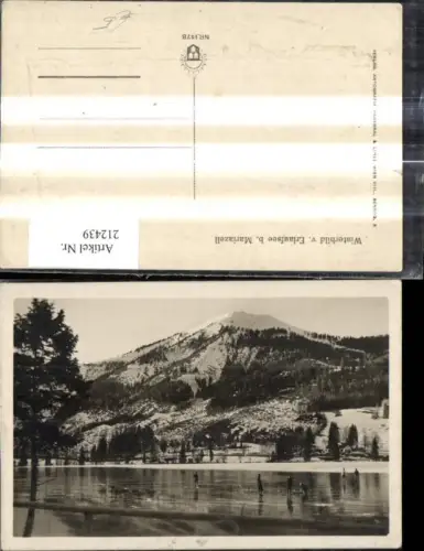 212439,Winterbild v. Erlaufsee b. Mariazell