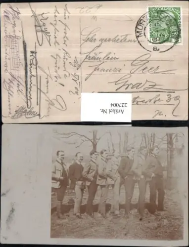 227004,Foto AK Mürzzuschlag Männer im Anzug Portrait