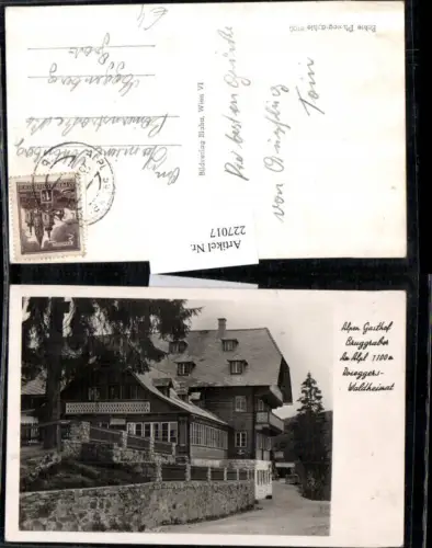 227017,Alpen Gasthof Bruggraber Am Alpl b. Krieglach Roseggers Waldheimat