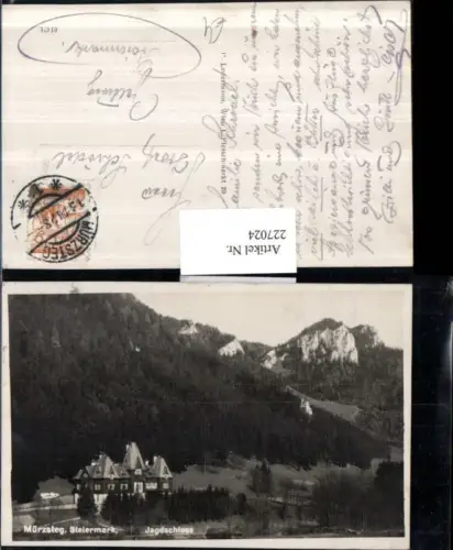 227024,Mürzsteg Jagdschloss Schloss