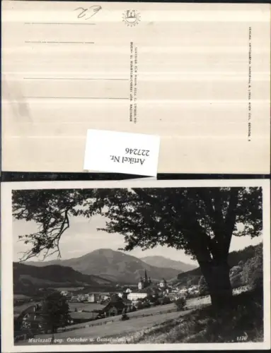 227246,Mariazell Totale geg. Ötscher u. Gemeindealpe