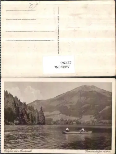 227263,Erlaufsee Erlafsee See m. Gemdeindealpe b. Mariazell