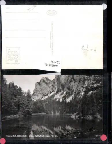 227294,Tragöß Oberort Grüner See Partie