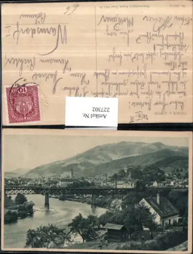 227302,Bruck a. d. Mur Teilansicht Brücke