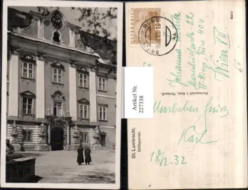 227338,St. Lambrecht Stiftsportal Stift Portal