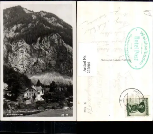 227604,Weichselboden Hotel Post b. Gußwerk Bergkulisse
