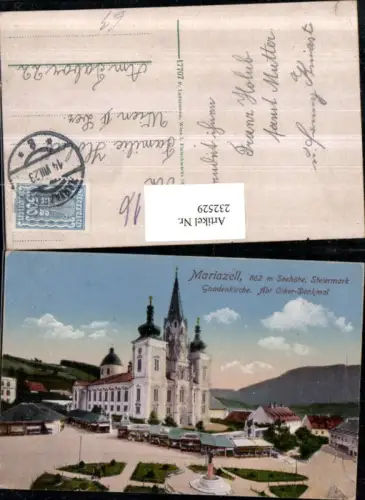 232529,Mariazell Gnadenkirche Kirche Abt Otker Denkmal