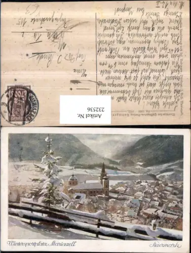 232536,Mariazell Totale Winterbild pub Josef Rodinger 2002 – 1922