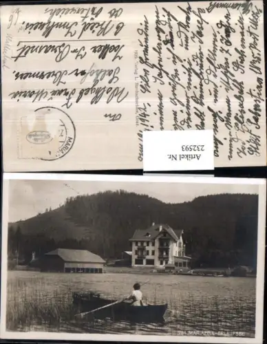 232593,Mariazell Erlaufsee Erlafsee b. Mitterbach Ruderboot