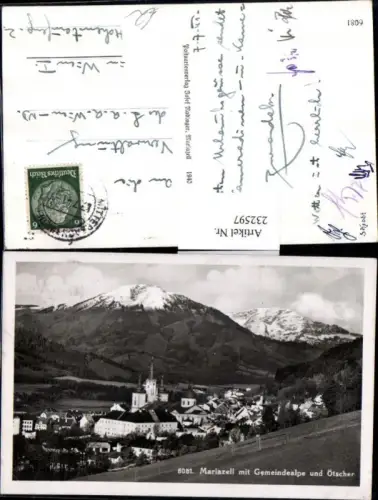 232597,Mariazell Totale m. Gemeindealpe u. Ötscher