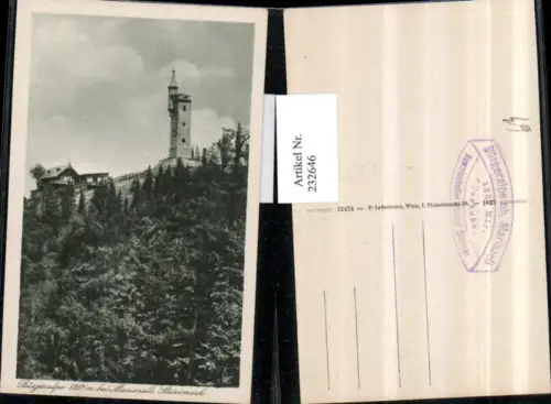 232646,Mariazell Bürgeralpe m. Aussichtsturm Turm