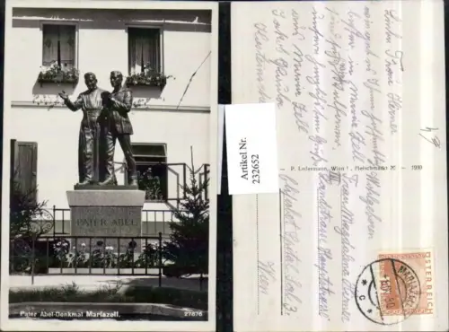 232652,Mariazell Pater Abel-Denkmal