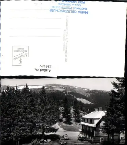 236469,Maria Grundbichler Alpengasthof Pfaffensattel geg. Stuhleck b. Steinhaus am Semmering