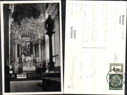 236523,Mariazell Kirche Innenansicht Hochaltar