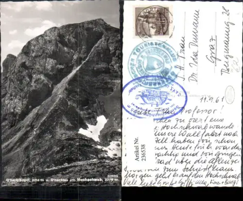 236538,Ghacktkogel u. Ghacktes am Hochschwab Bergkulisse b. Aflenz