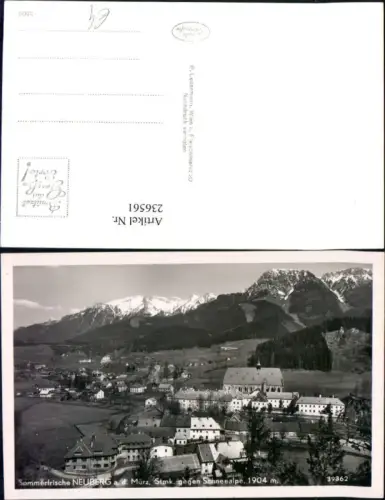 236561,Neuberg an d. Mürz Totale geg. Schneealpe