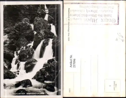 237096,Hochlantsch Bärnschützklamm Klamm Wasserfall b. Pernegg-Mixnitz