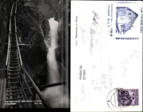 237097,Hochlantsch Bärnschützklamm Wasserfal Leiter b. Pernegg-Mixnitz