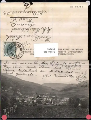 237291,Mürzzuschlag Totale pub Brüder Kohn B.K.W.I. 1569