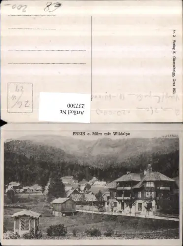 237300,Frein an d. Mürz b. Mürzsteg Teilansicht m. Wildalpe
