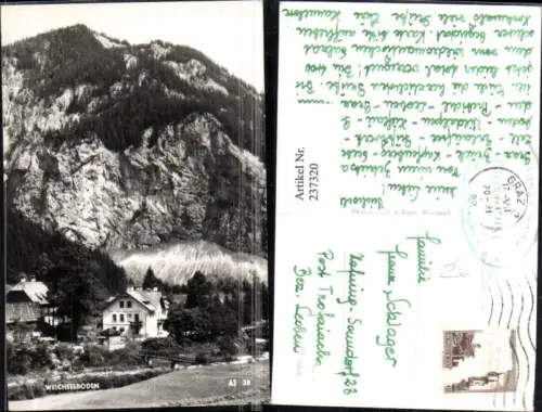 237320,Weichelboden b. Gußwerk Hotel Post Bergkulisse