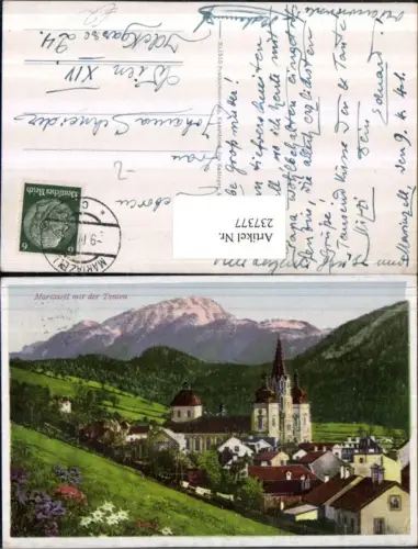 237377,Mariazell Teilansicht m. d. Tonion