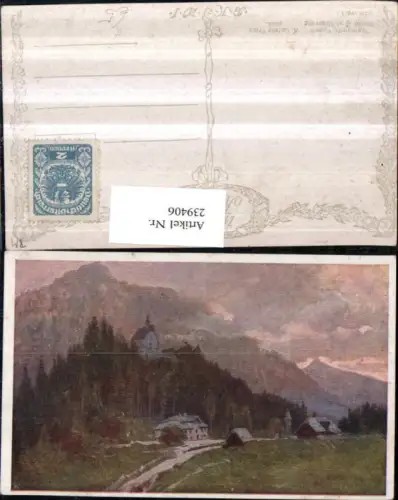 239406,Künstler AK K. Ludwig Prinz Sigmunds Kapelle Mariazell Ursprung