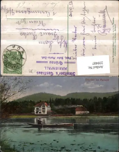 239407,Erlaufsee See b. Mariazell Ruderboot