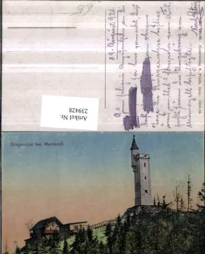 239428,Bürgeralpe Aussichtsturm b. Mariazell