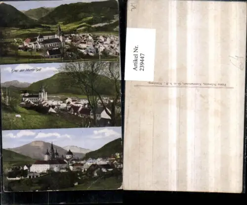 239447,Gruß aus Mariazell Totale Mehrbildkarte