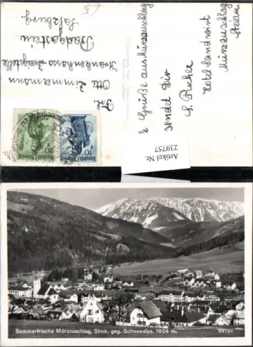 239757,Mürzzuschlag Totale geg. Schneealpe