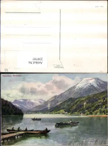 239797,Mariazell Erlaufsee Ruderboote pub L. Strohschneider 736/1925