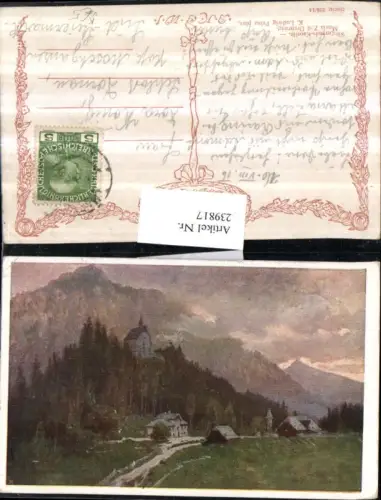 239817,Künstler AK K. Ludwig Prinz Mariazell Sigmunds-Kapelle