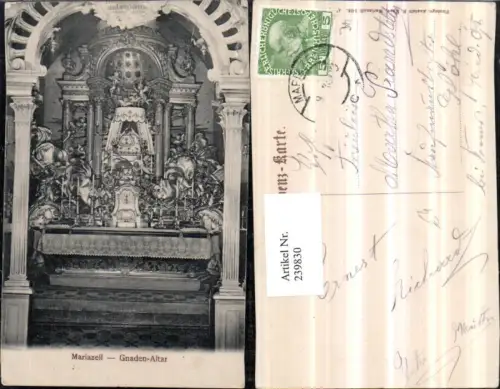 239830,Mariazell Gnaden-Altar in d. Kirche