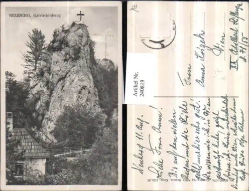 240819,Neuberg Kalvarienberg Felsen Kreuz