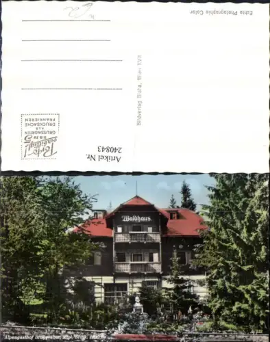 240843,Alpl b. Krieglach Alpengasthof Bruggraber