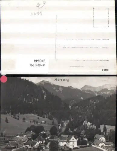240844,Foto AK Mürzsteg Totale