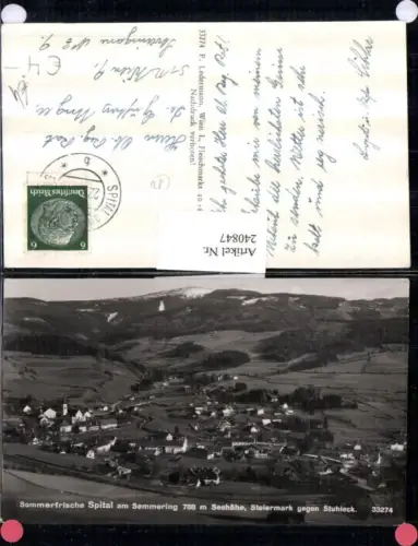 240847,Spital am Semmering Totale geg. Stuhleck