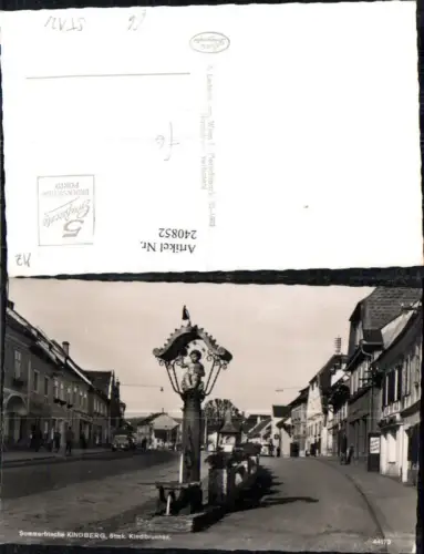 240852,Kindberg Kindlbrunnen Straßenansicht