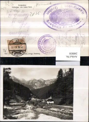 240858,Karlgraben b. Neuberg an d. Mürz Partie